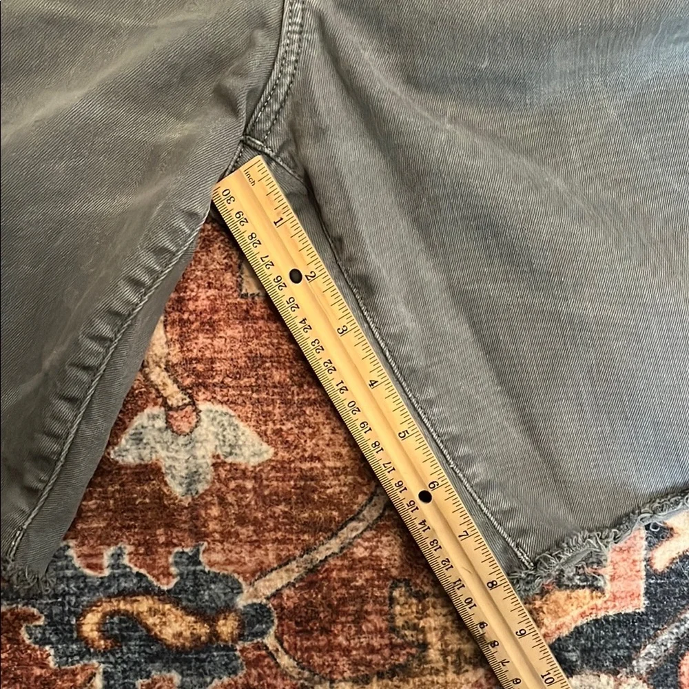 American Eagle Outfitters Gray Distressed Jean Shorts - Picture 4 of 7